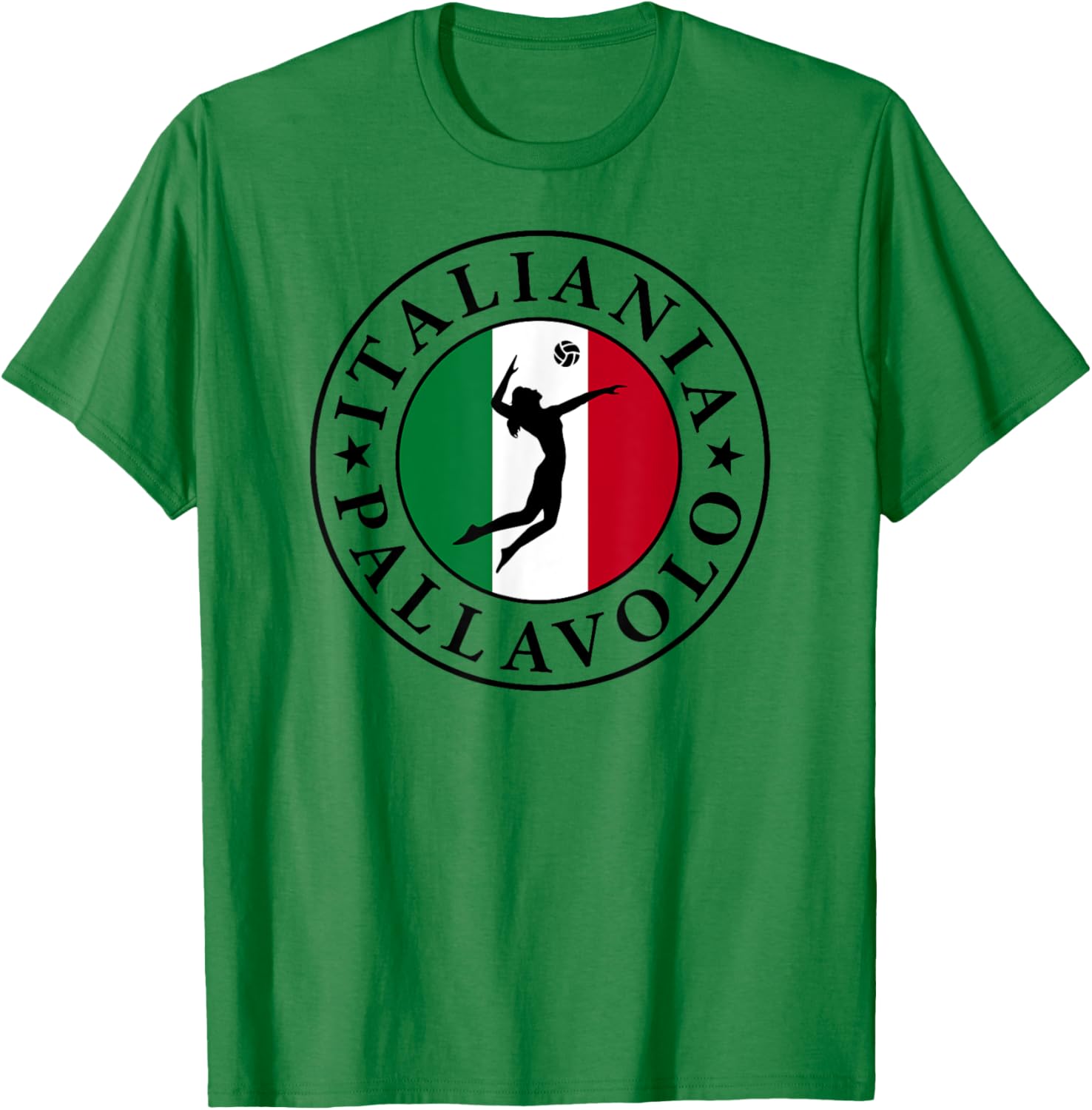 Italian Volleyball T-Shirt - T-Shirt | Irish Green