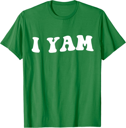 My Sweet Potato Is Pregnant I Yam Matching Couples Pregnancy T-Shirt - T-Shirt | Irish Green