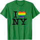 I Love NY Rainbow Pride Logo T-Shirt - T-Shirt | Irish Green
