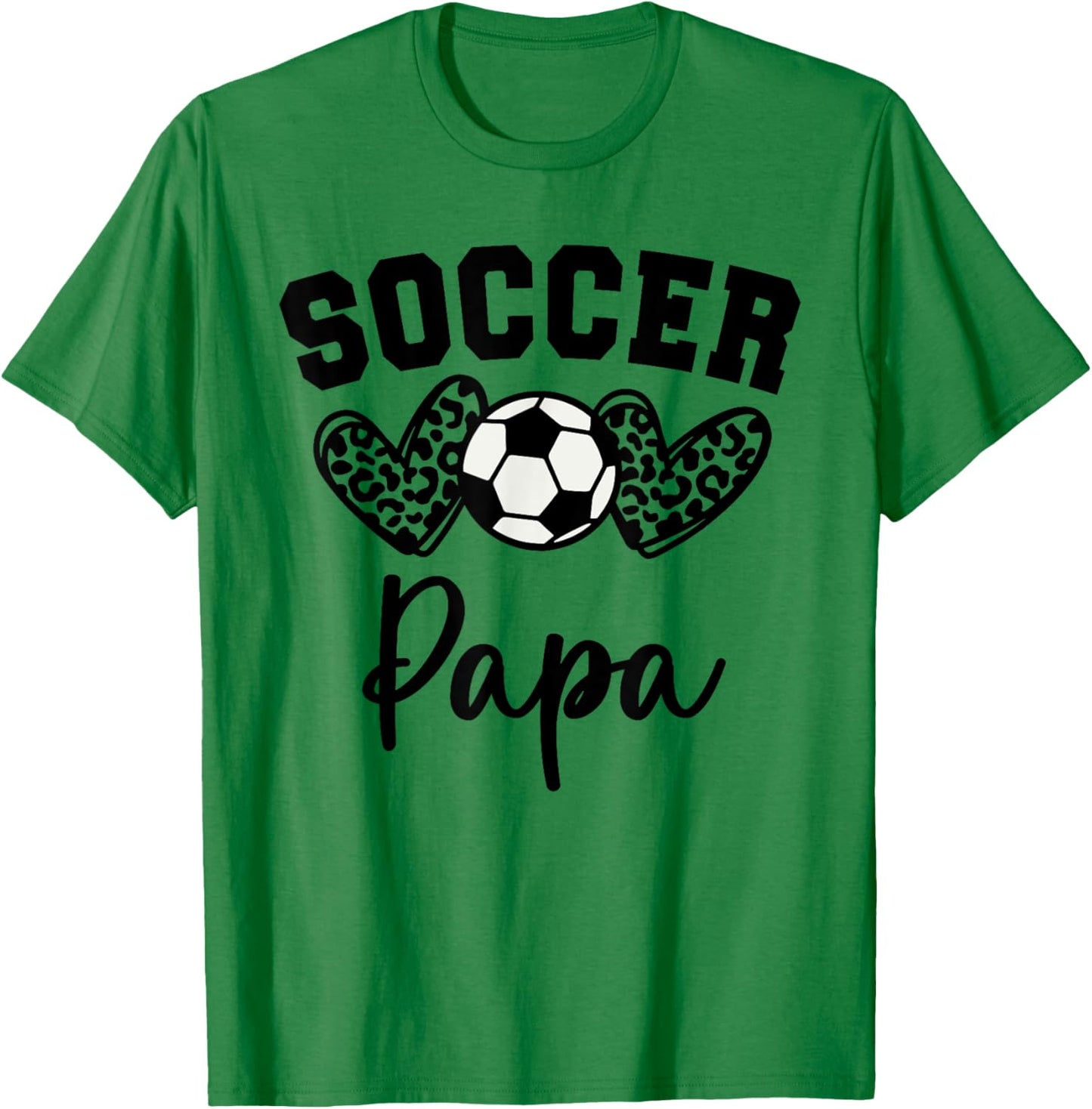 Soccer Papa Matching Family Soccer T-Shirt - T-Shirt | Irish Green