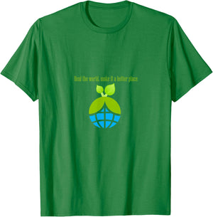 Heal The World, Make it a Better Place T-Shirt - T-Shirt | Irish Green