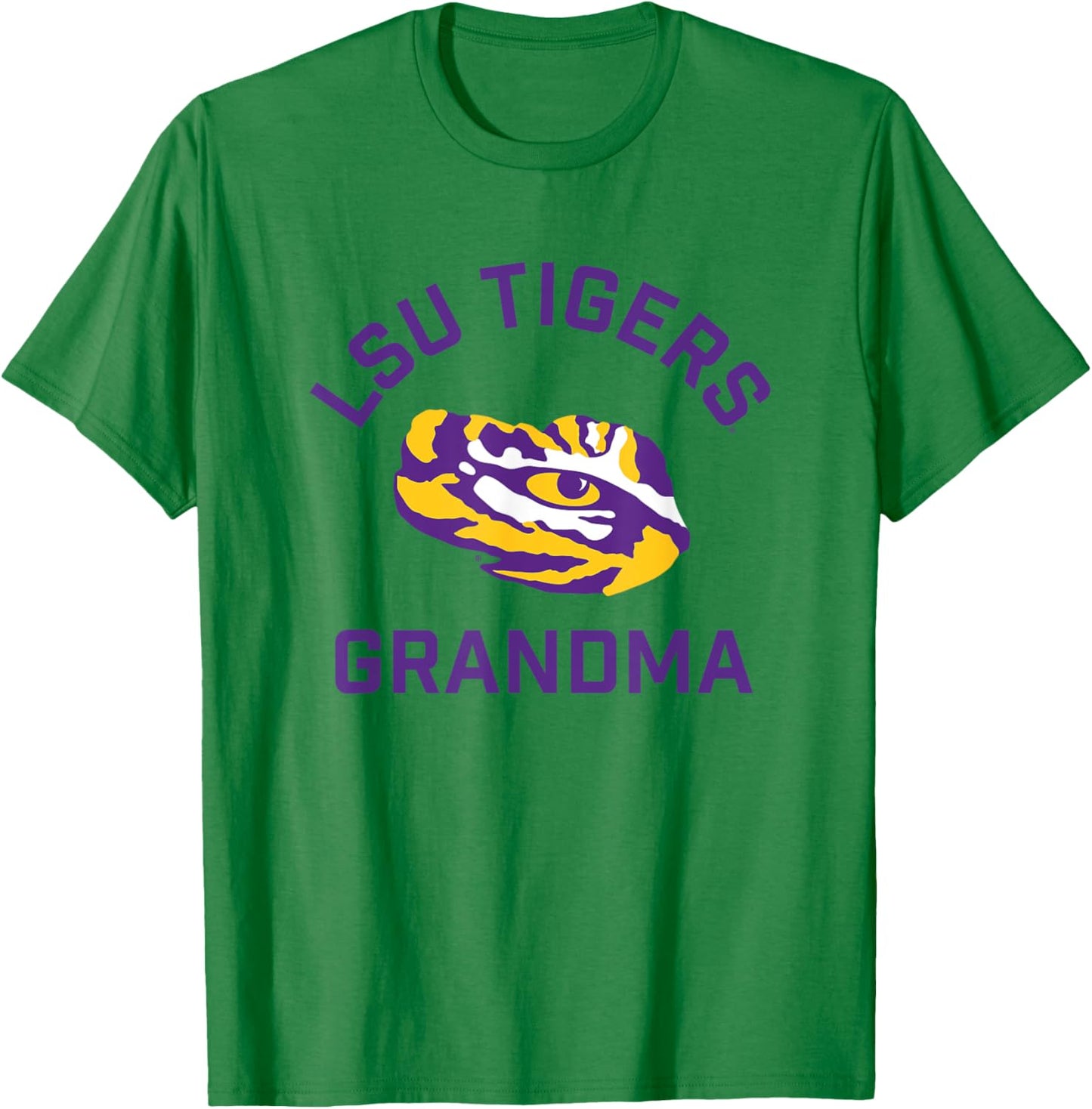 LSU Tigers Arched Grandma T-Shirt - T-Shirt | Irish Green