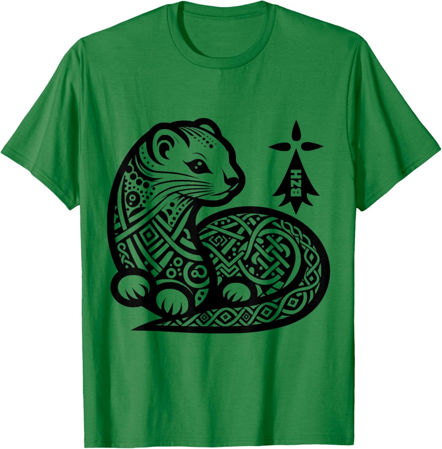 L'Hermine Breton T-Shirt - T-Shirt | Irish Green