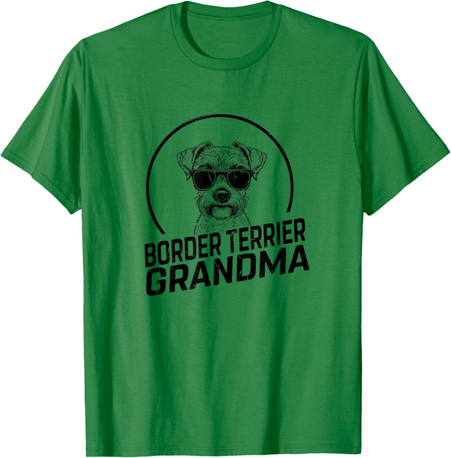 Border Terrier Dog Grandma Dog Owner Gifts Women Mom Mama T-Shirt - T-Shirt | Irish Green