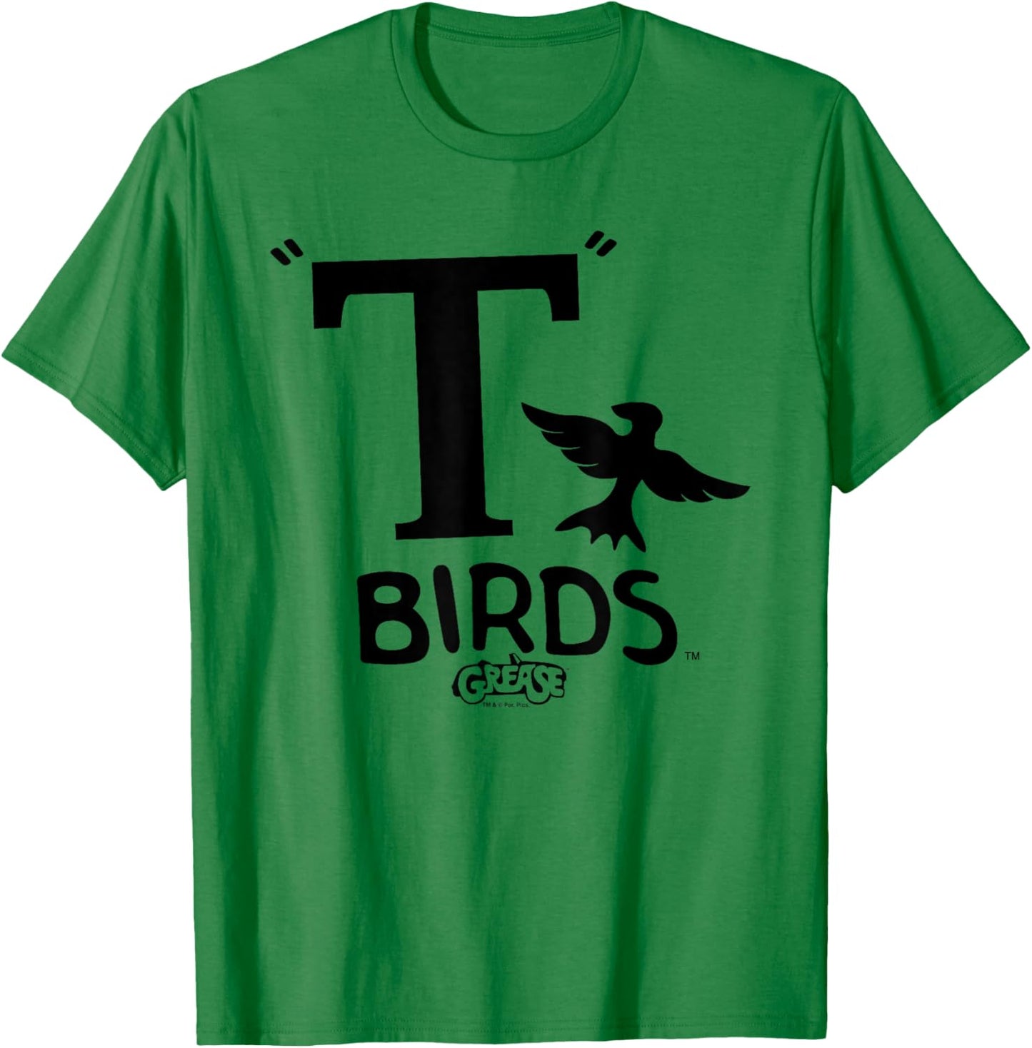 Grease T Birds Logo Black , white, S T-Shirt - T-Shirt | Irish Green