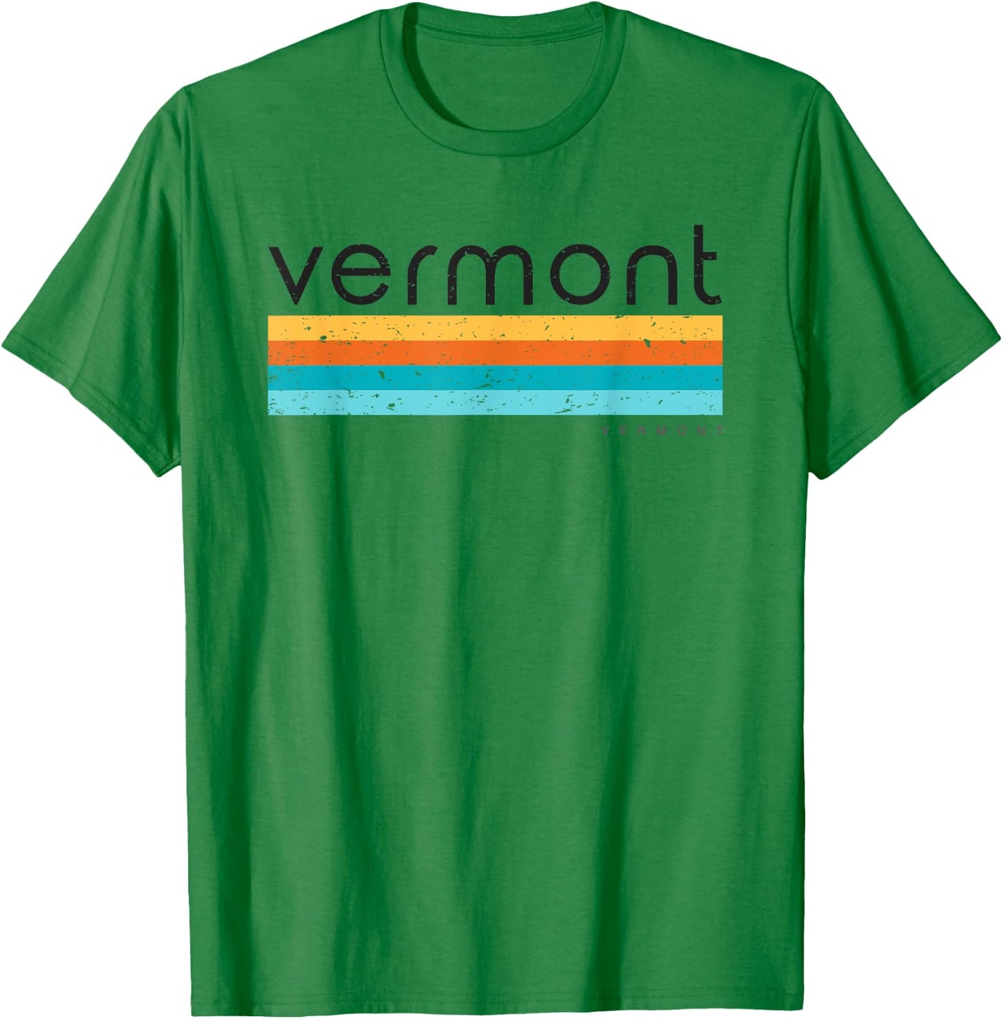 Vintage Vermont Retro Design T-Shirt - T-Shirt | Irish Green