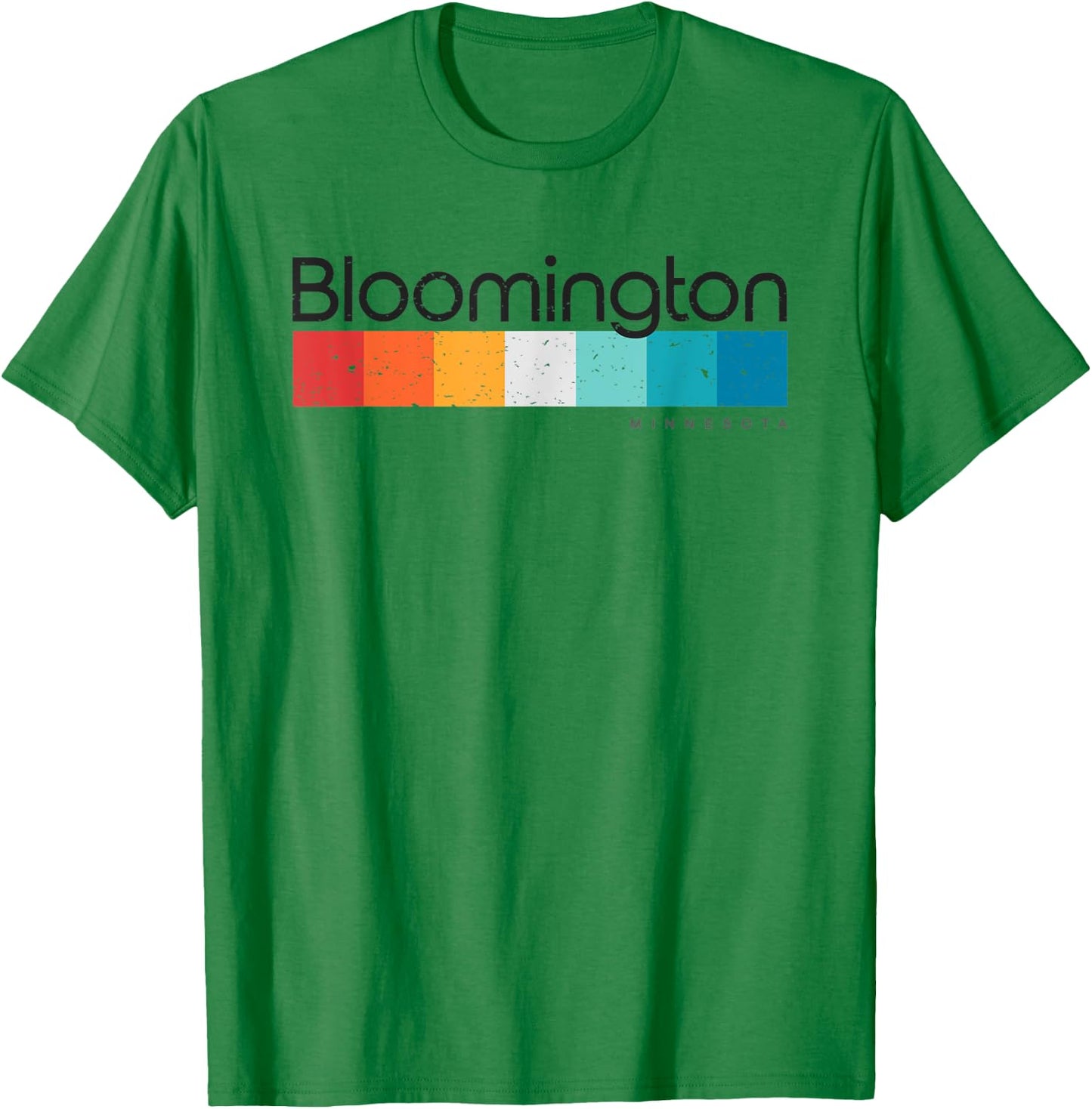 Vintage Bloomington Minnesota MN Retro Design T-Shirt - T-Shirt | Irish Green
