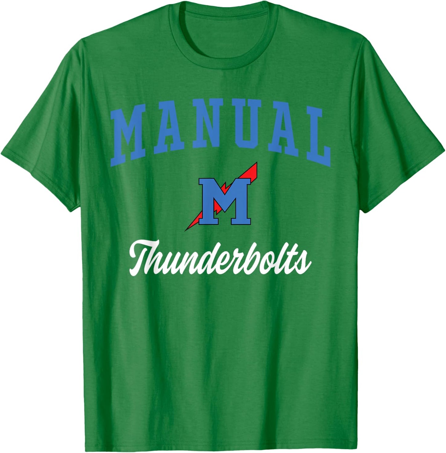 Manual High School Thunderbolts T-Shirt - T-Shirt | Irish Green