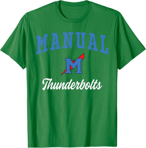 Manual High School Thunderbolts T-Shirt - T-Shirt | Irish Green