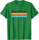 Vintage Eleuthera Bahamas Retro Design T-Shirt - T-Shirt | Irish Green