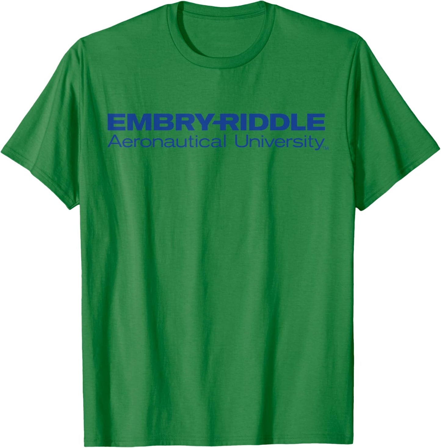 License Champs | Embry Riddle Eagles Yellow Classic Fit T-Shirt - T-Shirt | Irish Green