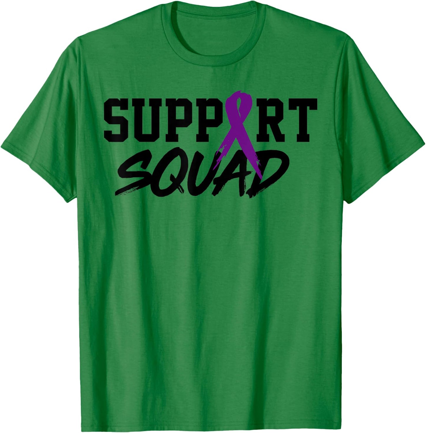 Lupus Awareness Month Support Squad Autoimmune Diseases SLE T-Shirt - T-Shirt | Irish Green