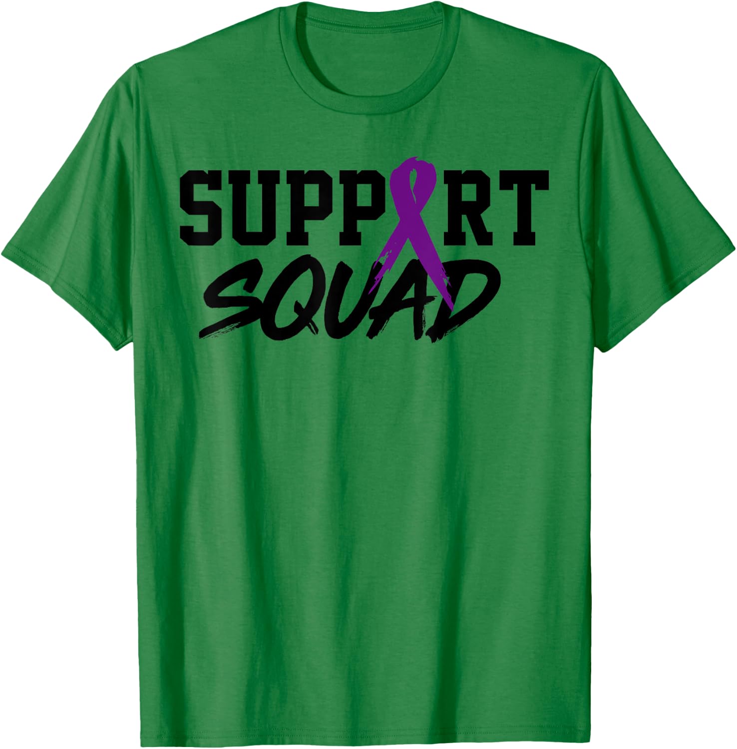 Lupus Awareness Month Support Squad Autoimmune Diseases SLE T-Shirt - T-Shirt | Irish Green