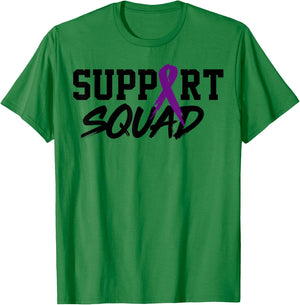 Lupus Awareness Month Support Squad Autoimmune Diseases SLE T-Shirt - T-Shirt | Irish Green
