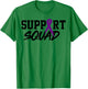 Lupus Awareness Month Support Squad Autoimmune Diseases SLE T-Shirt - T-Shirt | Irish Green
