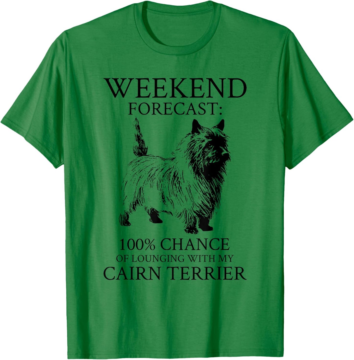 Cairn Terrier Dog T-Shirt - T-Shirt | Irish Green
