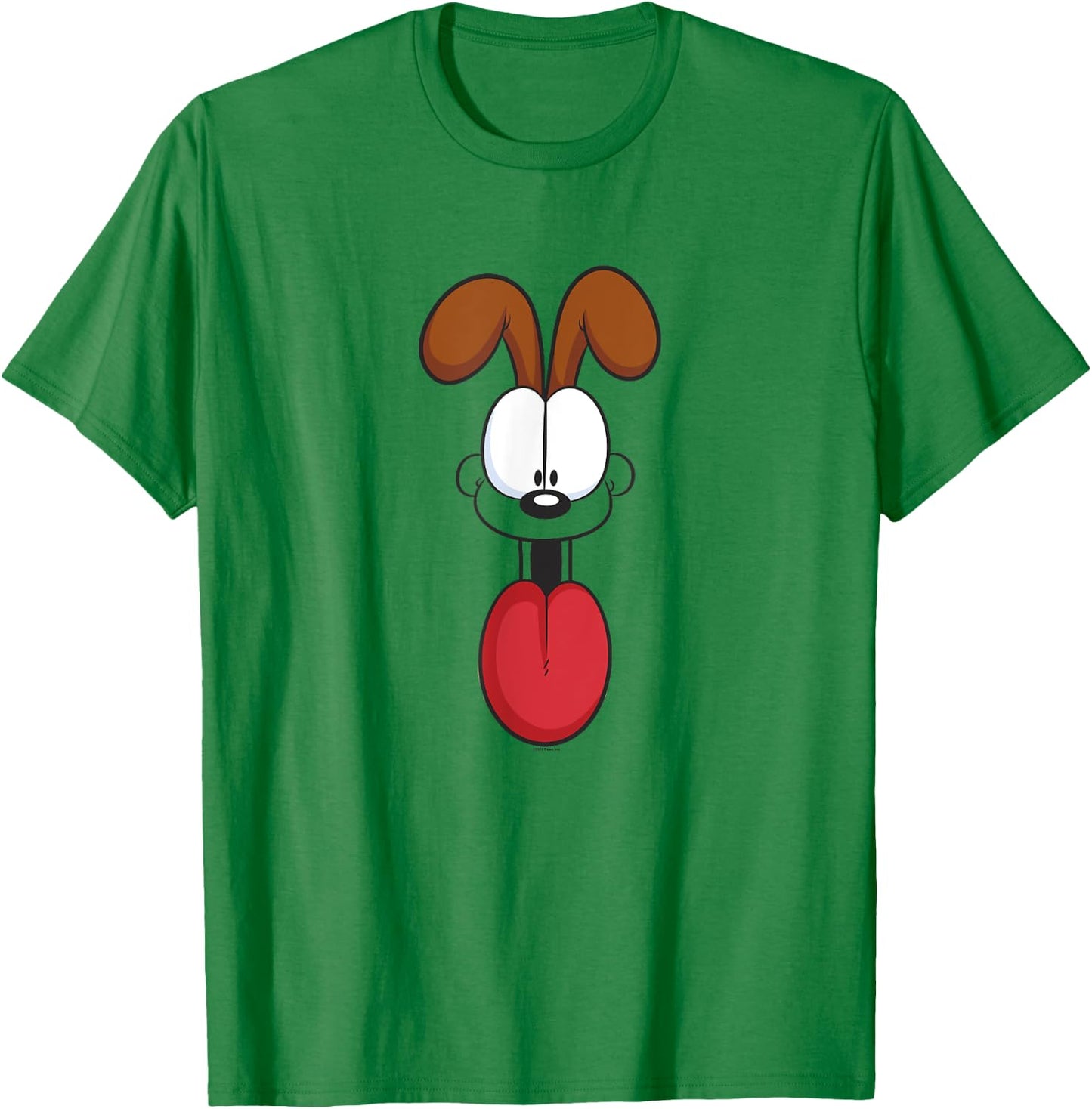 Garfield Odie Big Face T-Shirt - T-Shirt | Irish Green