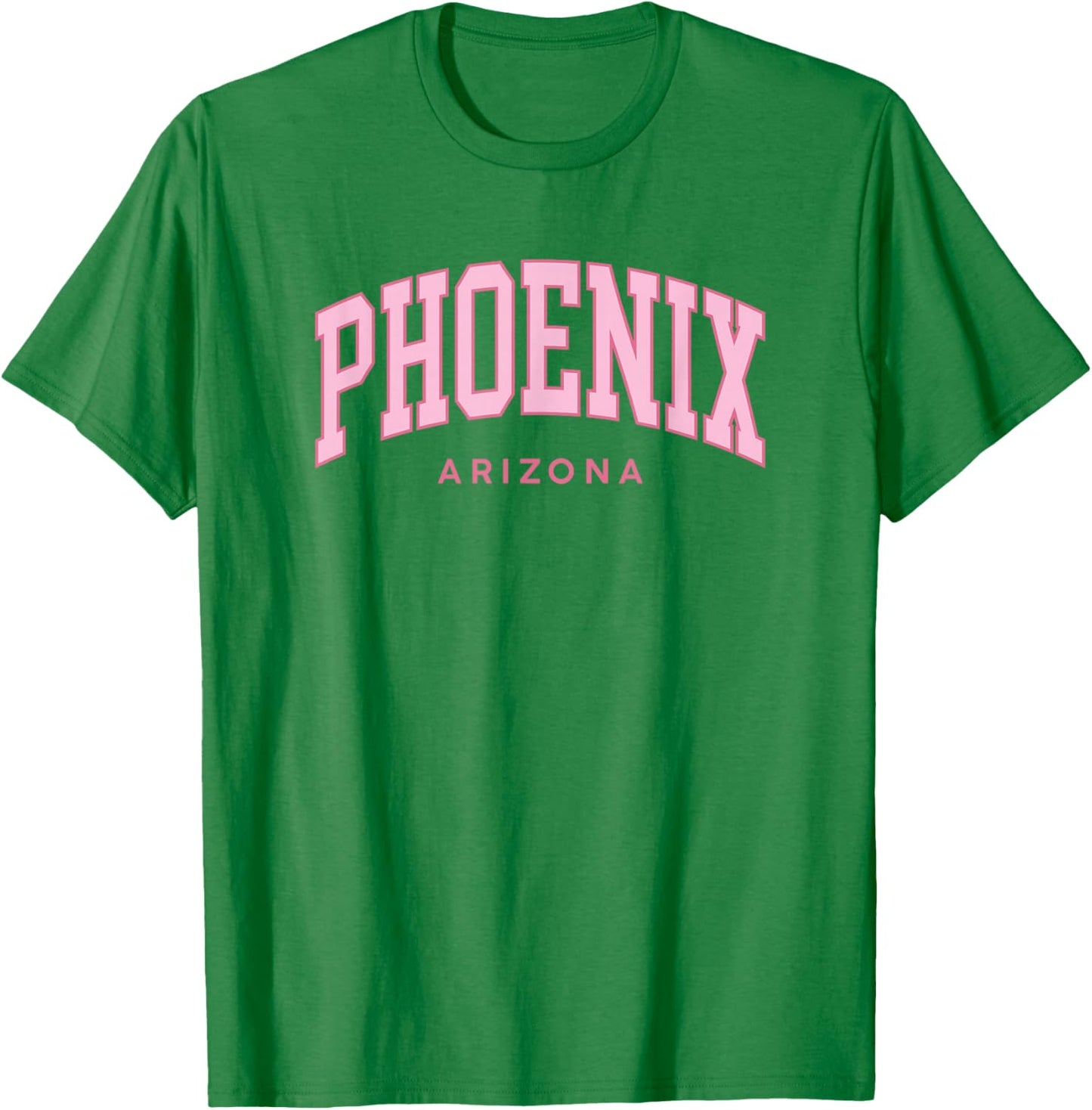Phoenix Retro Preppy Throwback Girls Arizona Pink T-Shirt - T-Shirt | Irish Green