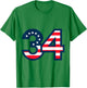 34 Guilty Trial Judge USA Flag Women Kids Men T-Shirt - T-Shirt | Irish Green