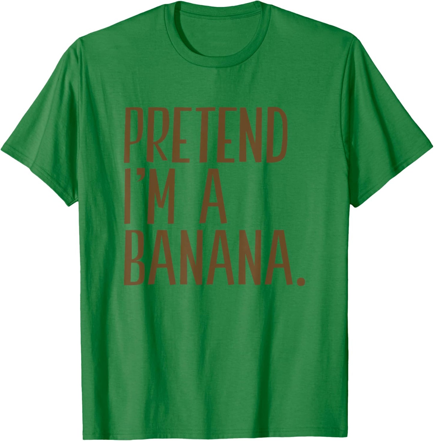 Pretend I'm A Banana Funny Halloween Party T-Shirt - T-Shirt | Irish Green