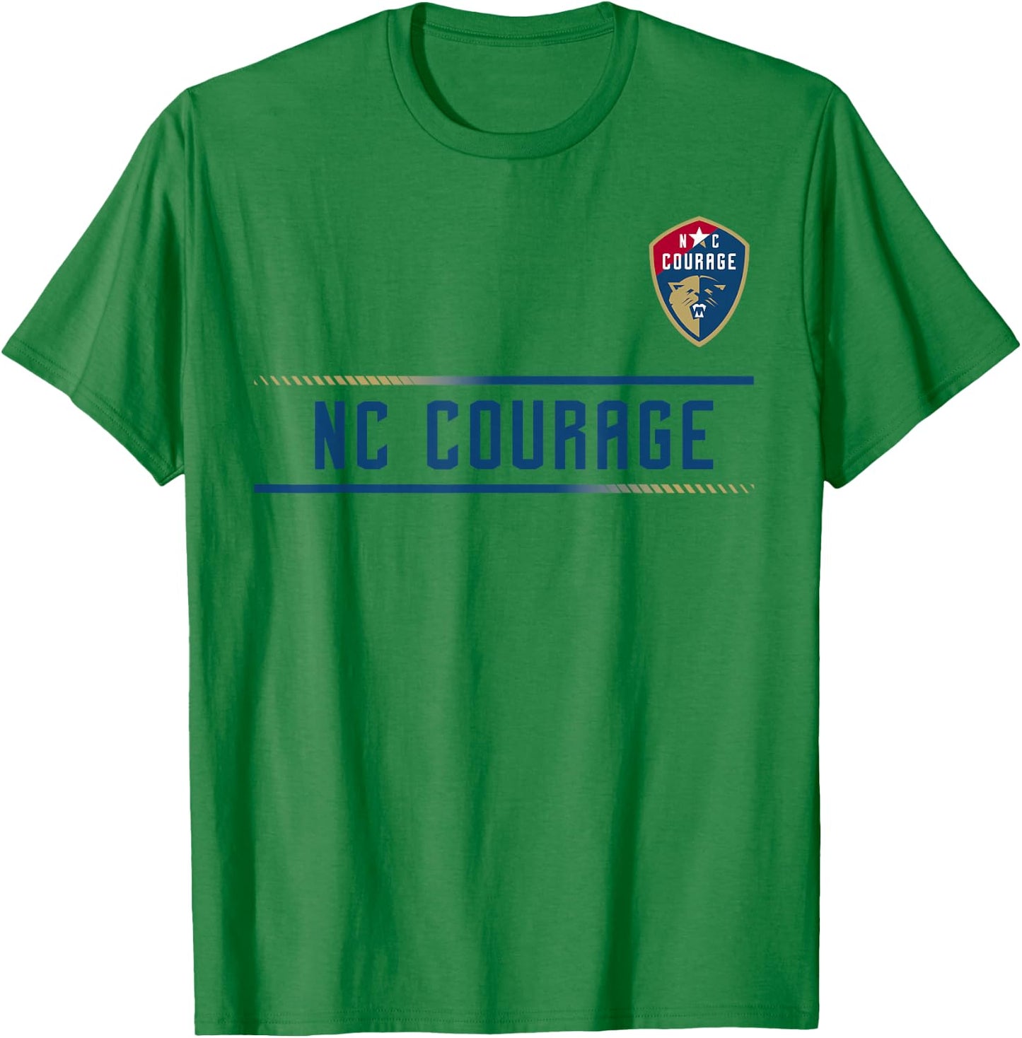 Officially Licensed North Carolina Courage NWSL Apparel T-Shirt - T-Shirt | Irish Green