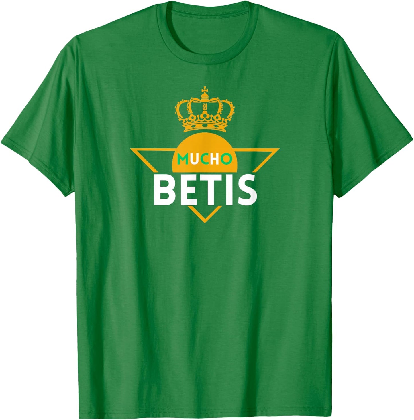 Mucho Betis - Real Fan Betis Balonpie - Hinchas Sevilla T-Shirt - T-Shirt | Irish Green