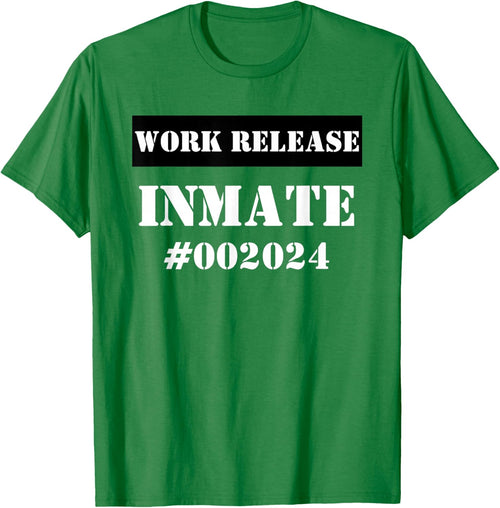 Work Release Inmate funny sarcastic 2024 Retirement