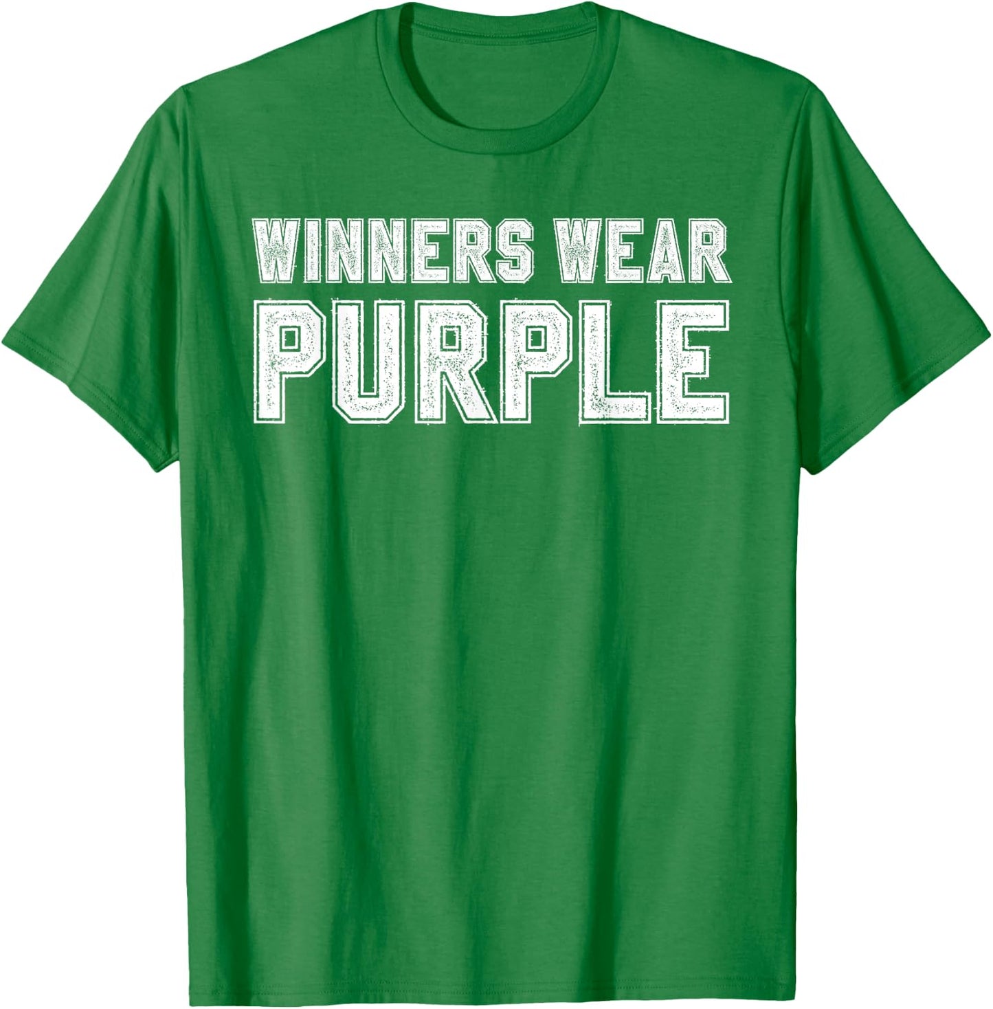 Winners Wear Purple Color War Camp Team Game Competition T-Shirt - T-Shirt | Irish Green