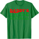 Daddy Little Meatball Groovy Italian Dad Funny T-Shirt - T-Shirt | Irish Green