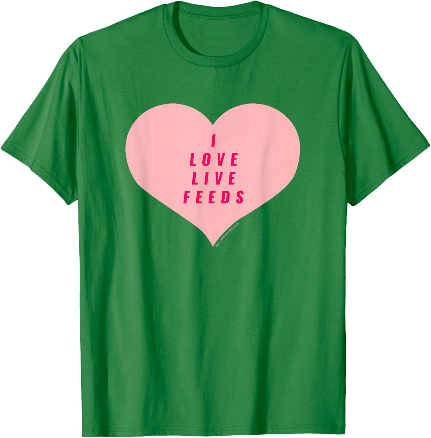 Big Brother Heart Live Feeds T-Shirt - T-Shirt | Irish Green