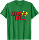 King Of The Hill Iconic Classic Big Chest Text Logo T-Shirt - T-Shirt | Irish Green