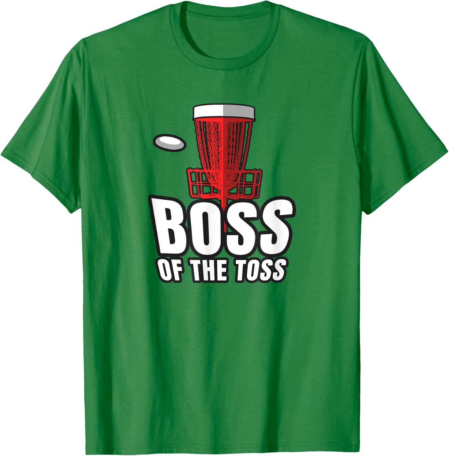 Disc Golf Boss Toss Funny Frisbee Vintage Gift T-Shirt - T-Shirt | Irish Green