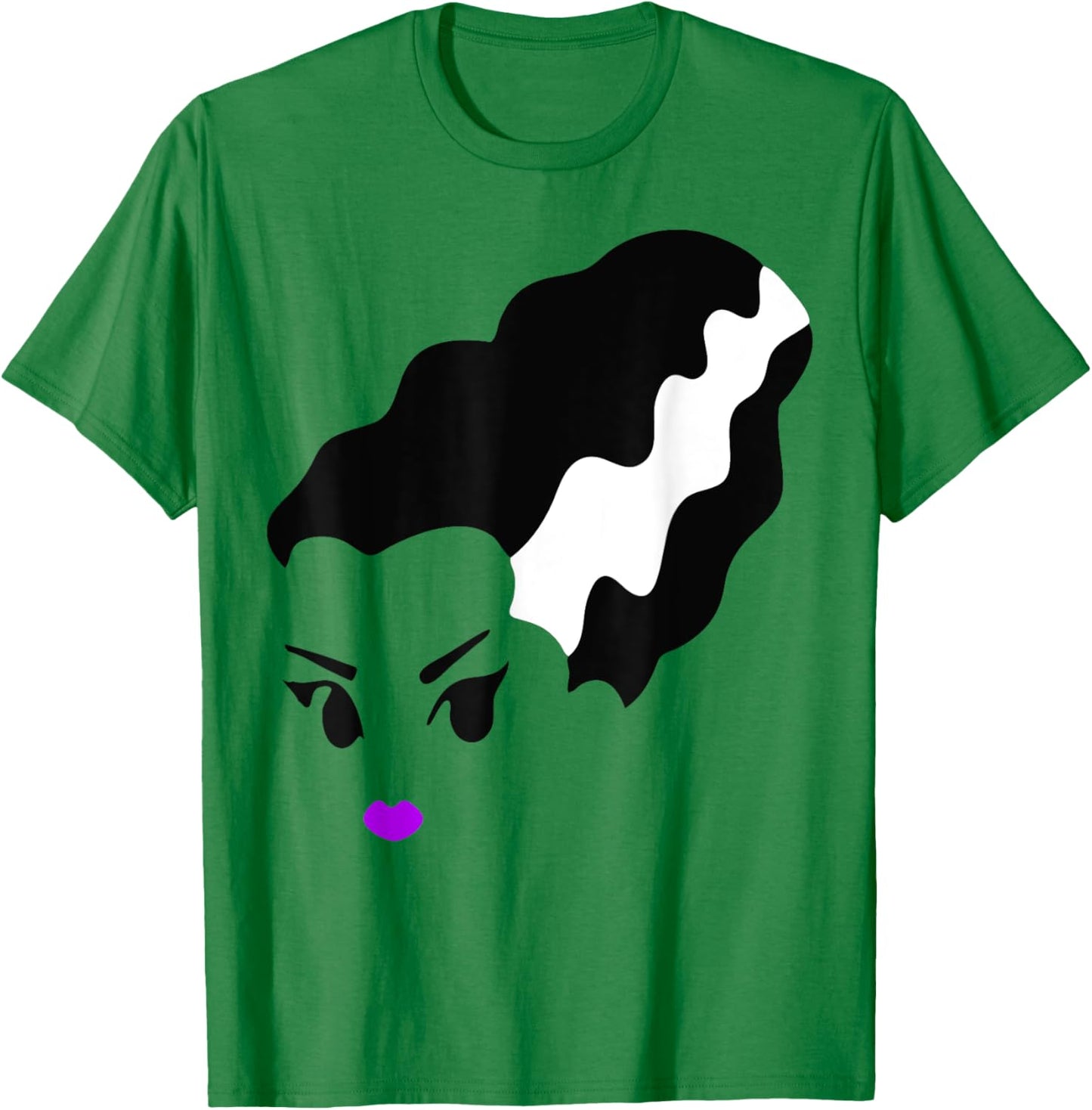 Bride of Frankenstein Monster Halloween Costume T-Shirt - T-Shirt | Irish Green