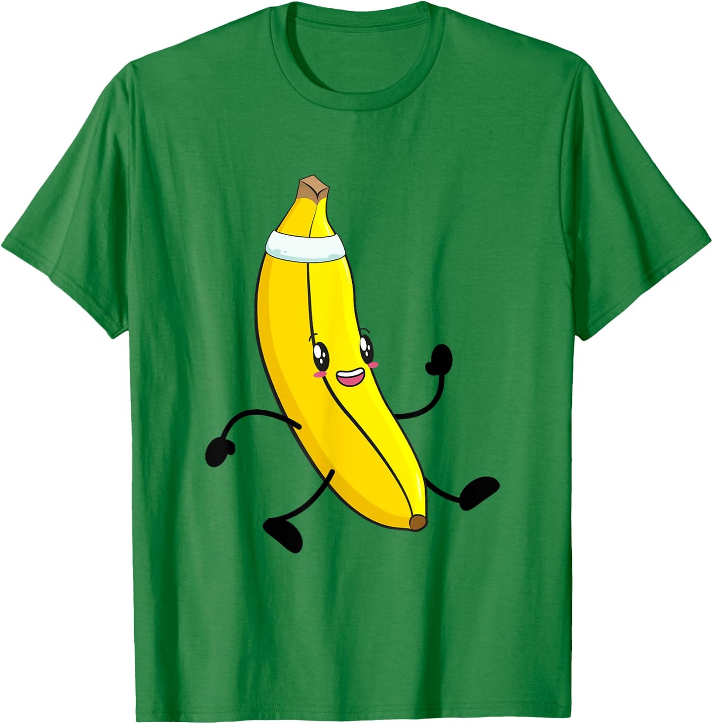 Banana Running Runner Sport Marathon Fitness T-Shirt - T-Shirt | Irish Green