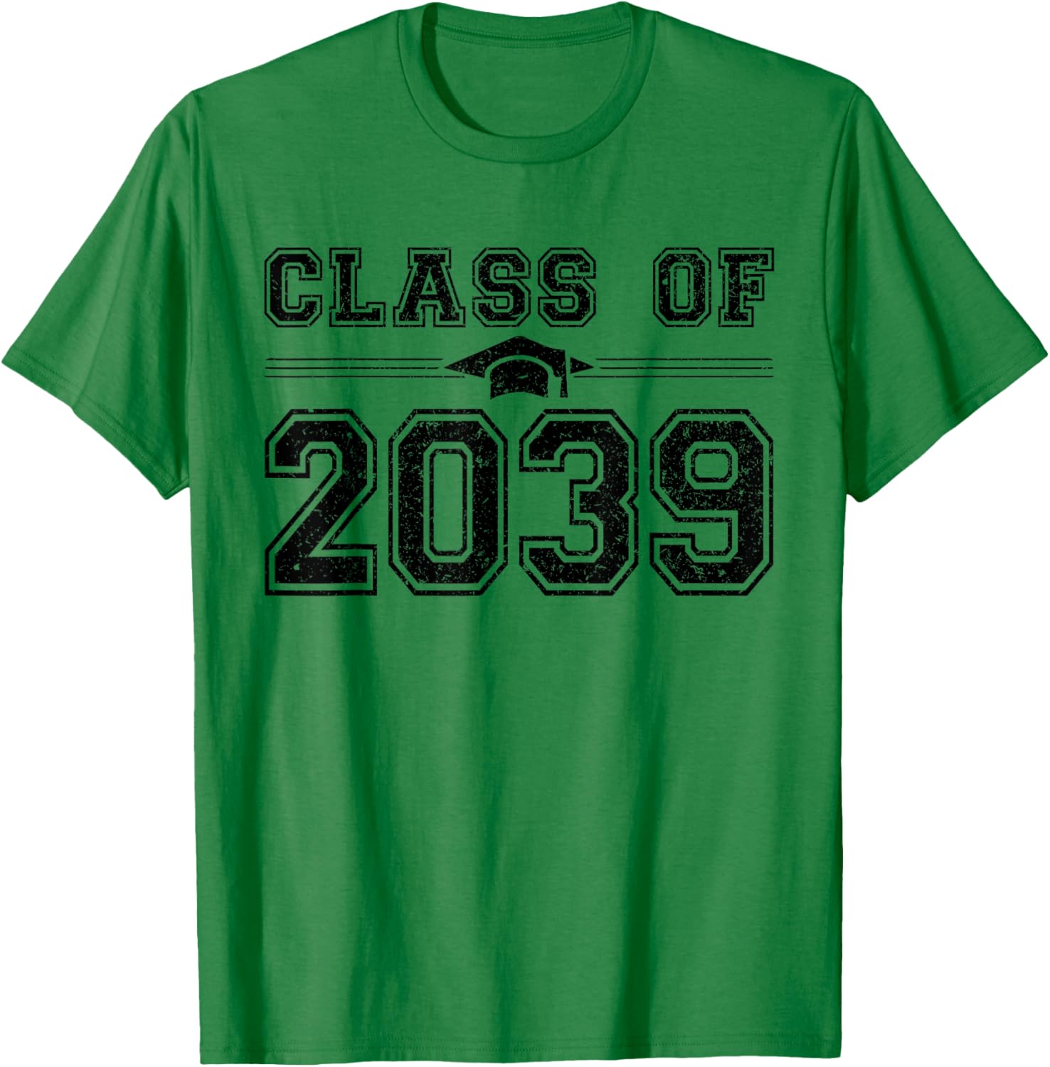 Class of 2039 Grow With Me First Day of School Graduation T-Shirt - T-Shirt | Irish Green