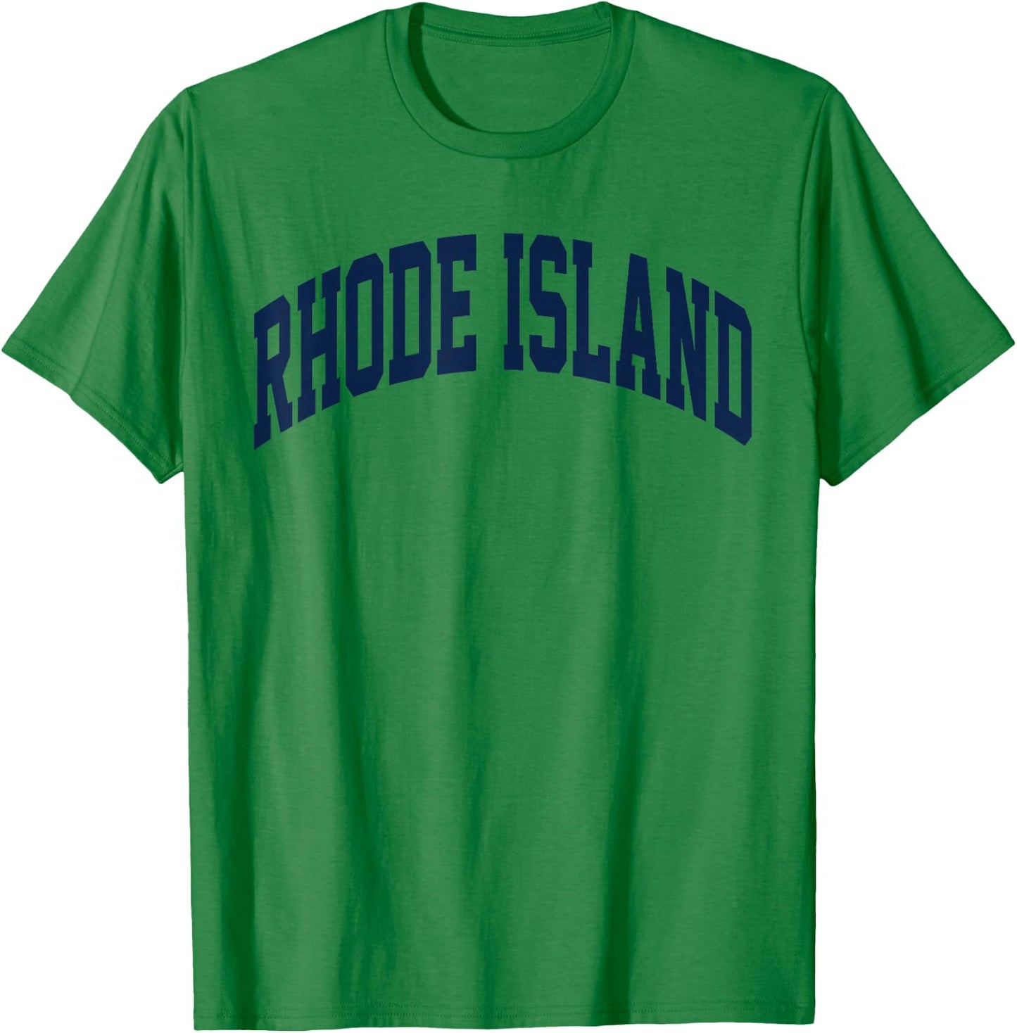 Retro Rhode Island Souvenir Classic Rhode Island Blue RI T-Shirt - T-Shirt | Irish Green