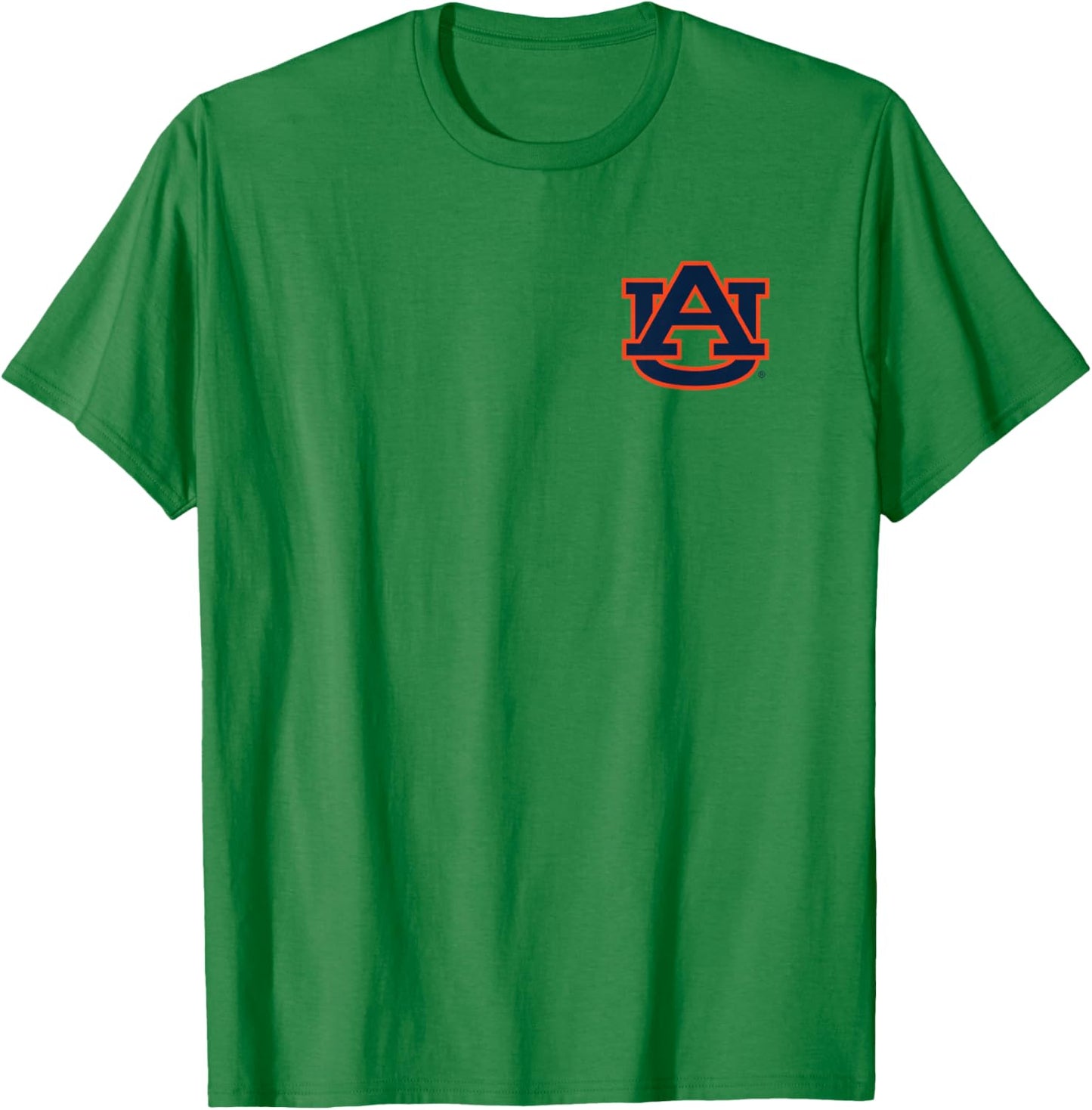 Auburn Tigers Front/Back Logo Officially Licensed T-Shirt - T-Shirt | Irish Green