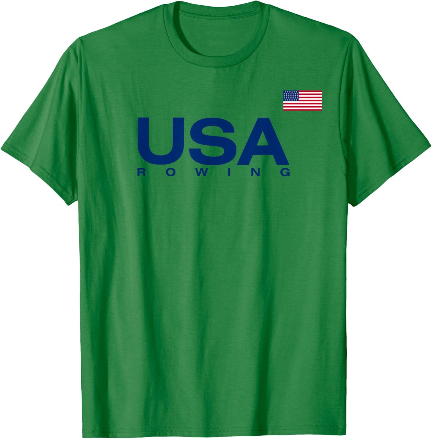USA Rowing Flag T-Shirt - T-Shirt | Irish Green