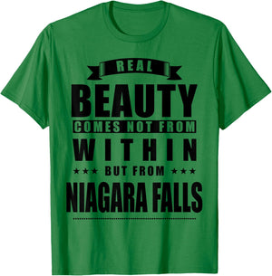 Niagara Falls - Funny Personalized City Gift T-Shirt - T-Shirt | Irish Green