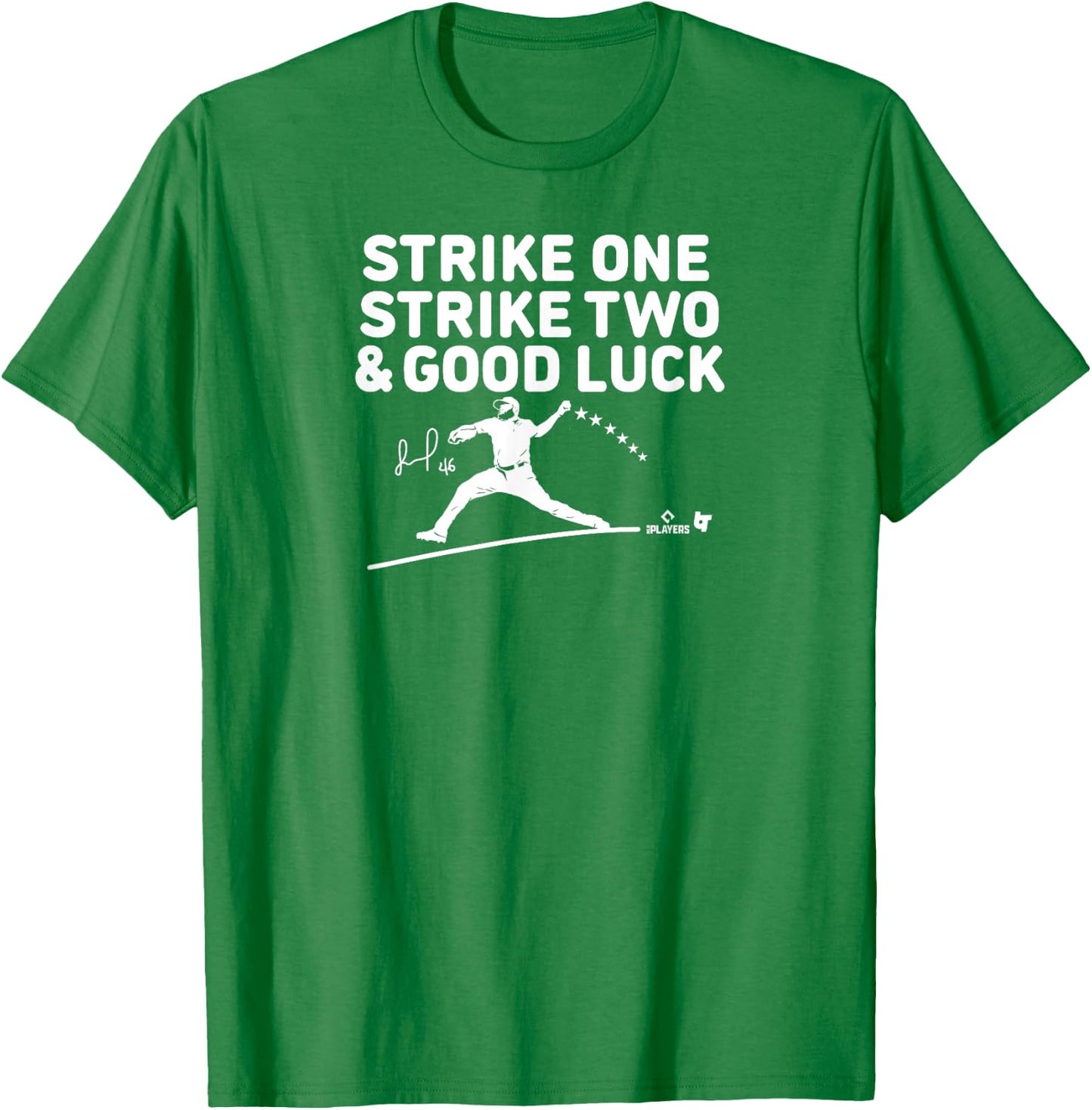 Jose Alvarado Strike 1 Strike 2 & Good Luck - Philadelphia T-Shirt - T-Shirt | Irish Green