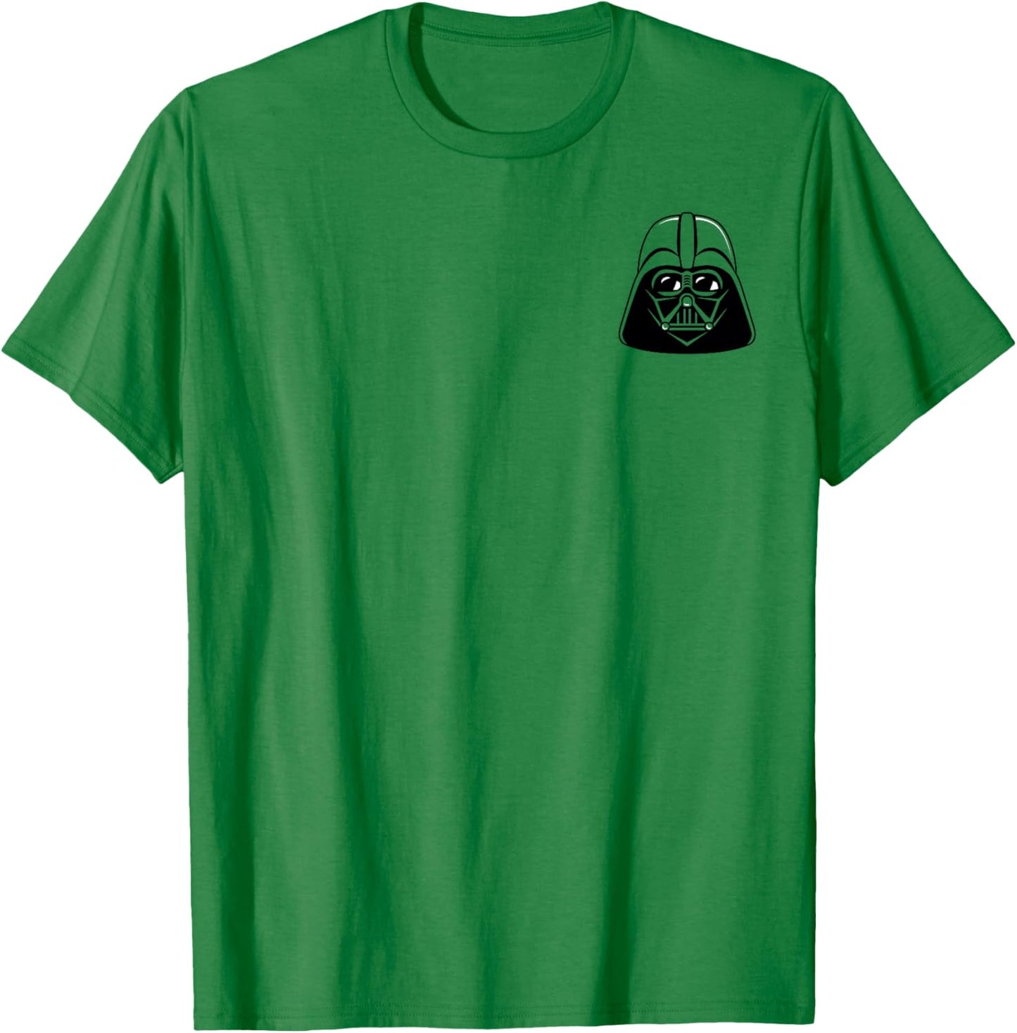 Star Wars Darth Vader Small Pocket Face T-Shirt - T-Shirt | Irish Green