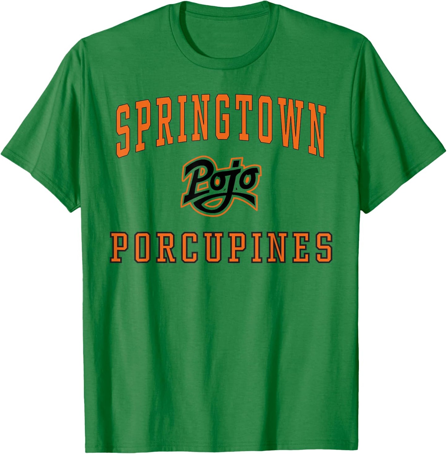 Springtown High School Porcupines C1 T-Shirt - T-Shirt | Irish Green