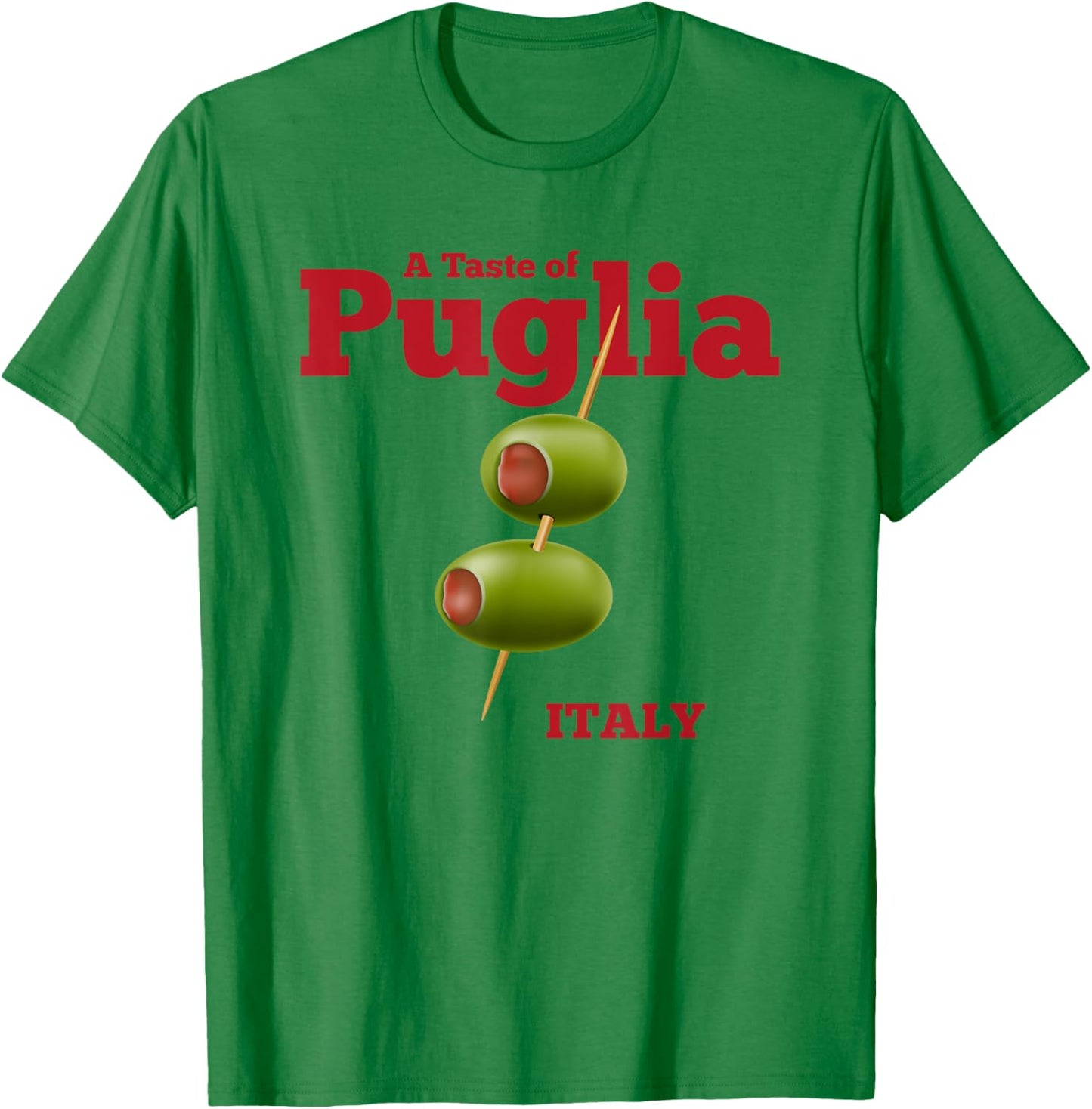 Puglia Olives T-Shirt - T-Shirt | Irish Green