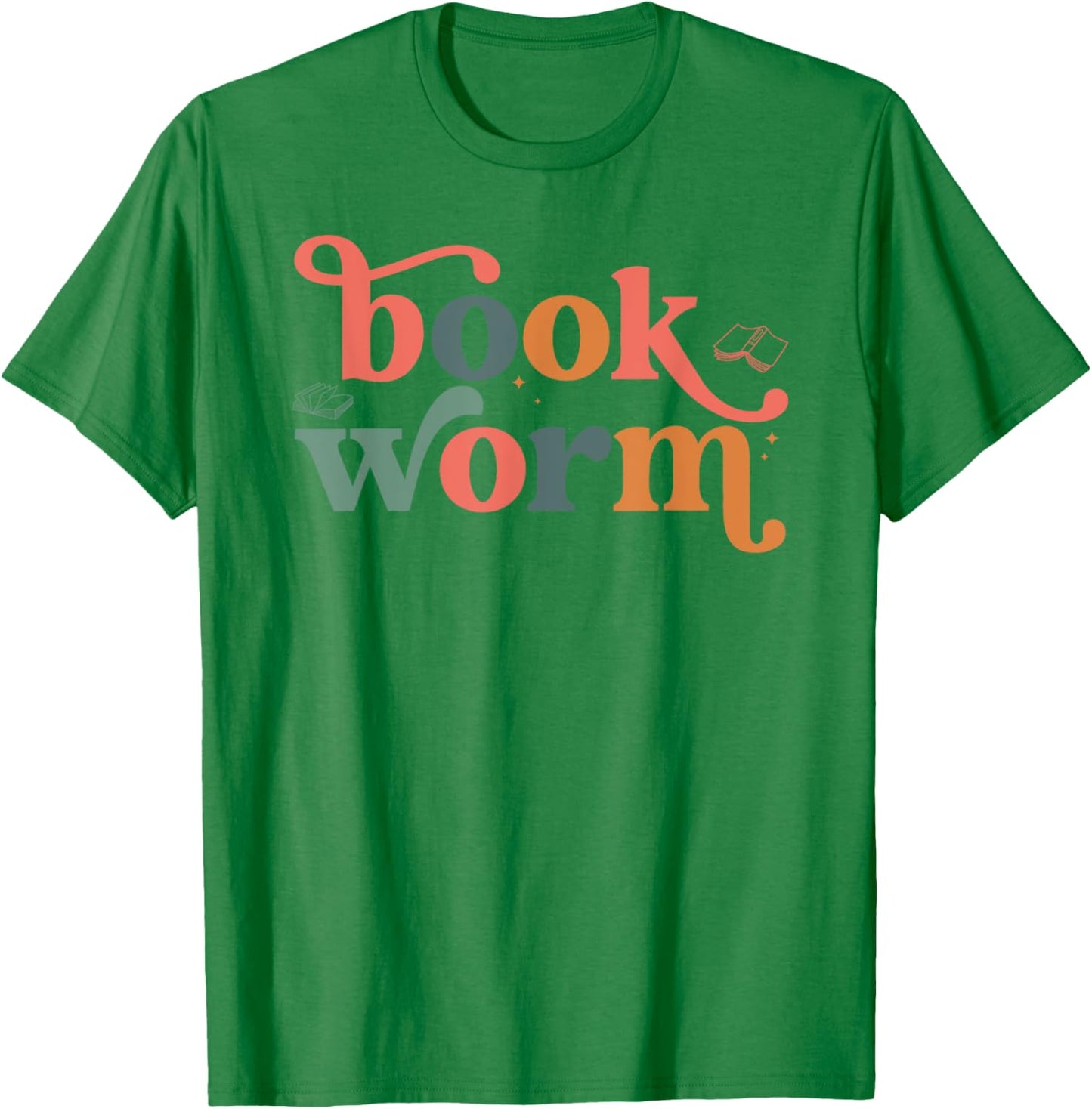 Book Worm Reading Women Book Lovers T-Shirt - T-Shirt | Irish Green