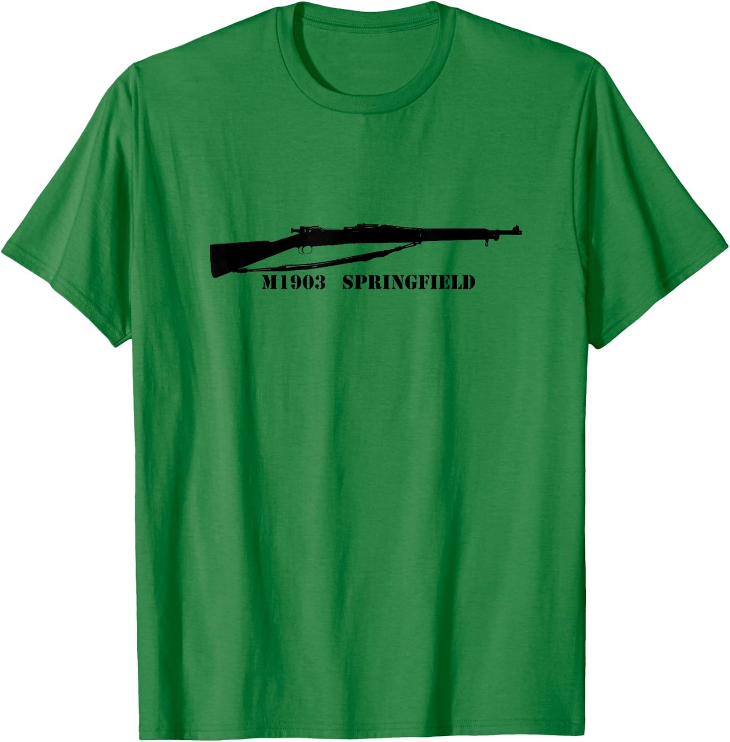 Springfield 1903 Shirt 1903A3 WW1 WWI WWII WW2 Sniper 30-06 T-Shirt - T-Shirt | Irish Green