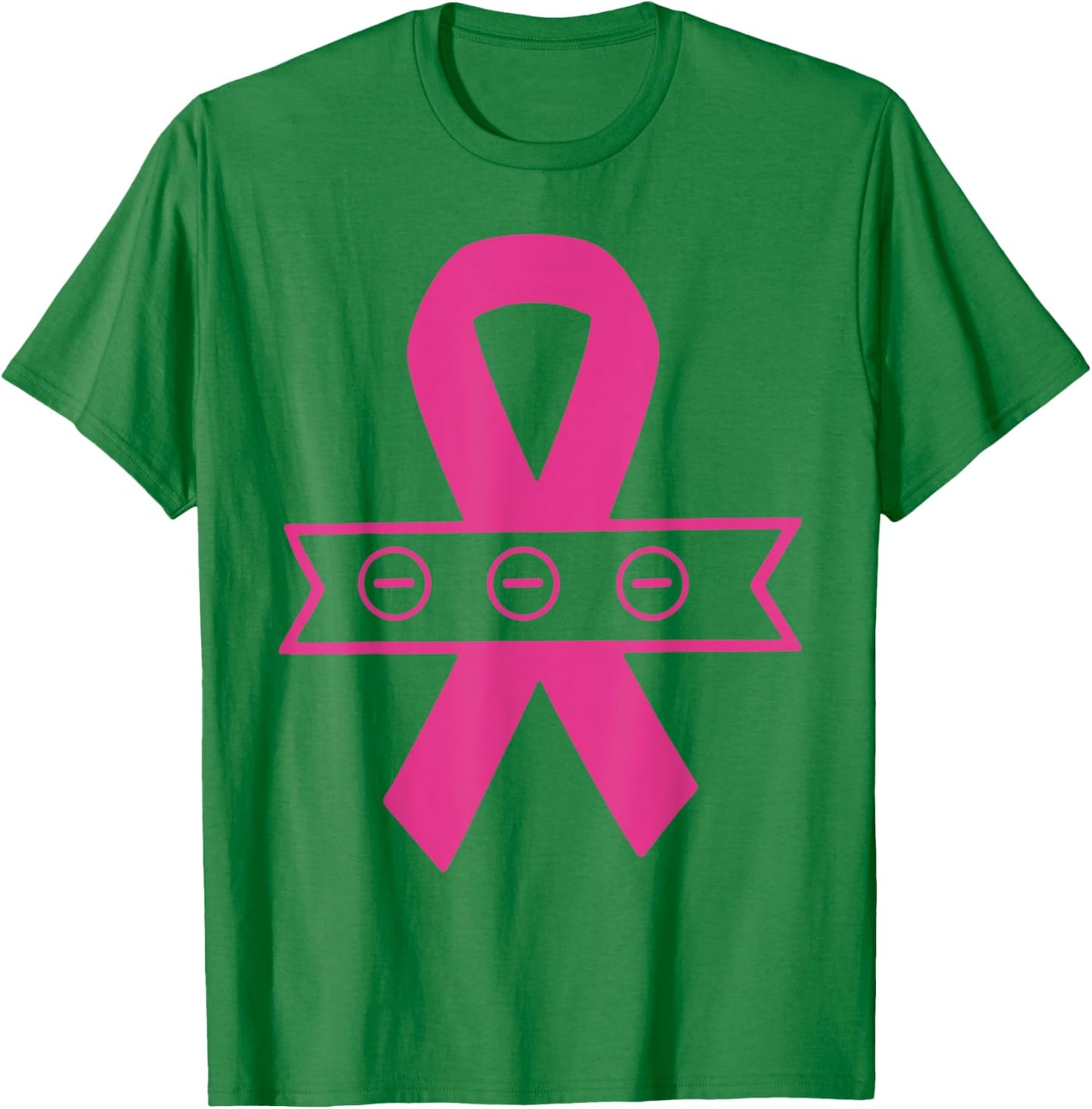 Triple Negative Breast Cancer Shirt Cancer Warrior Pink Rib T-Shirt - T-Shirt | Irish Green