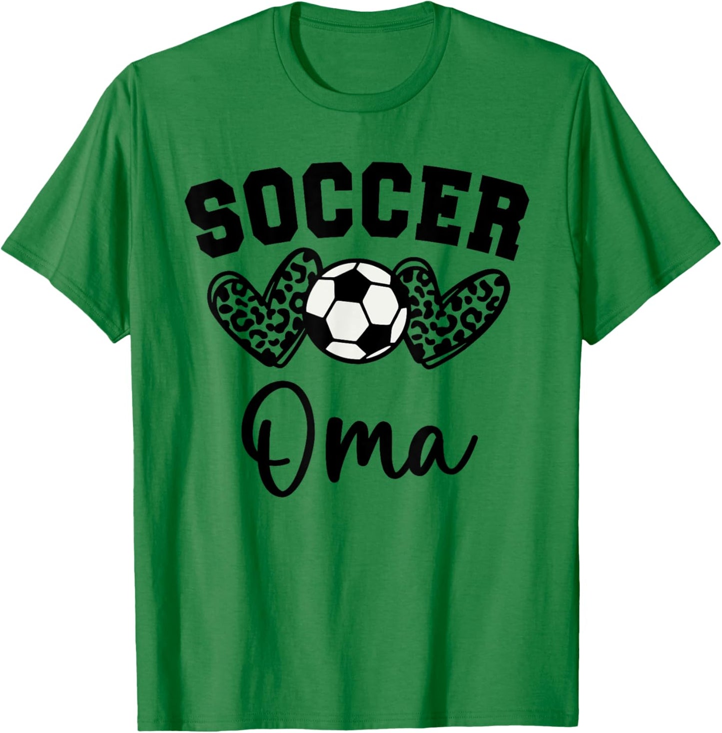 Soccer Oma Matching Family Soccer T-Shirt - T-Shirt | Irish Green
