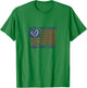 Land That I Love Red White Blue America USA Heart Flag T-Shirt - T-Shirt | Irish Green