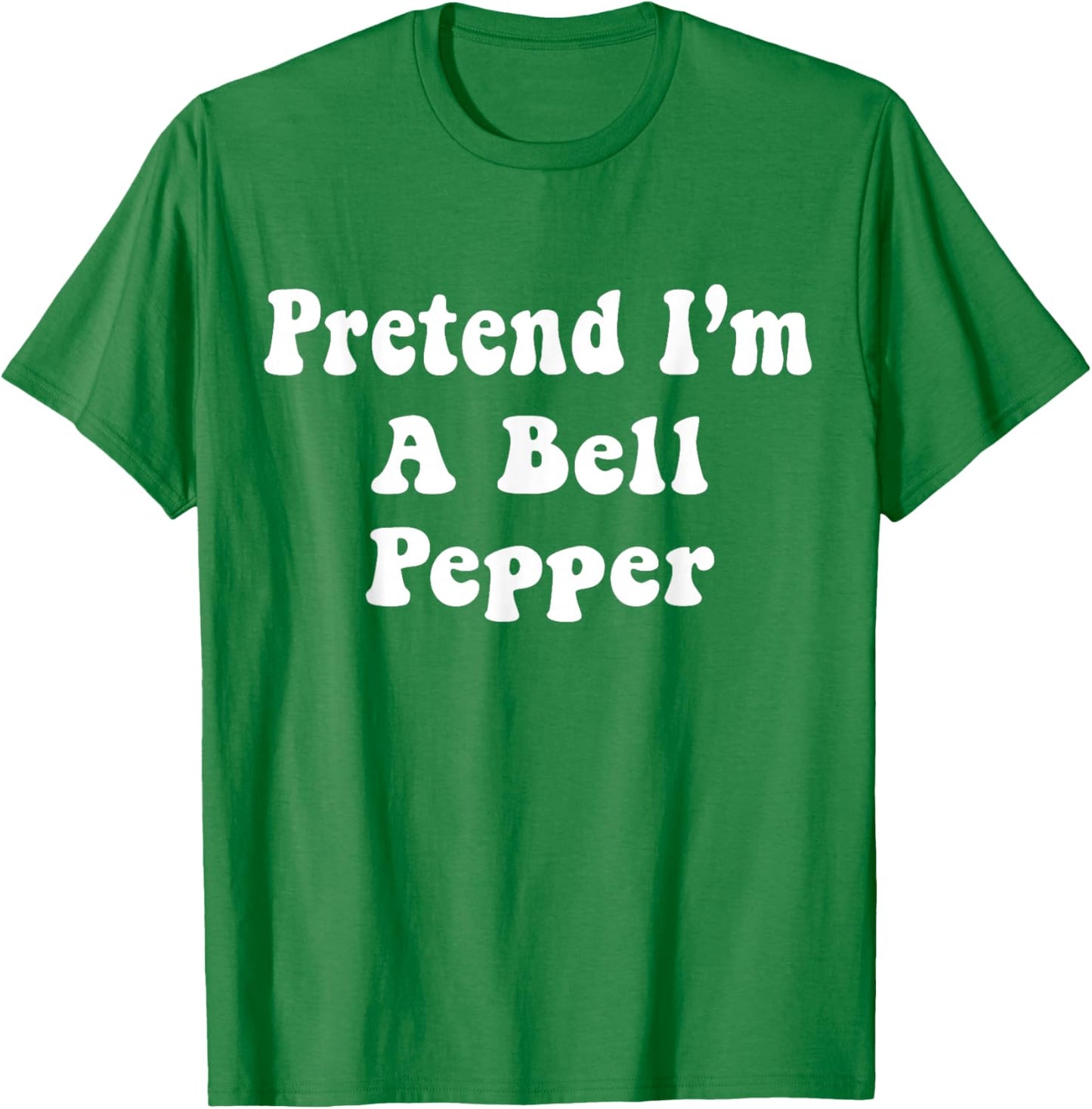 Pretend I'm A Bell Pepper Costume Halloween Adults, Kids T-Shirt - T-Shirt | Irish Green
