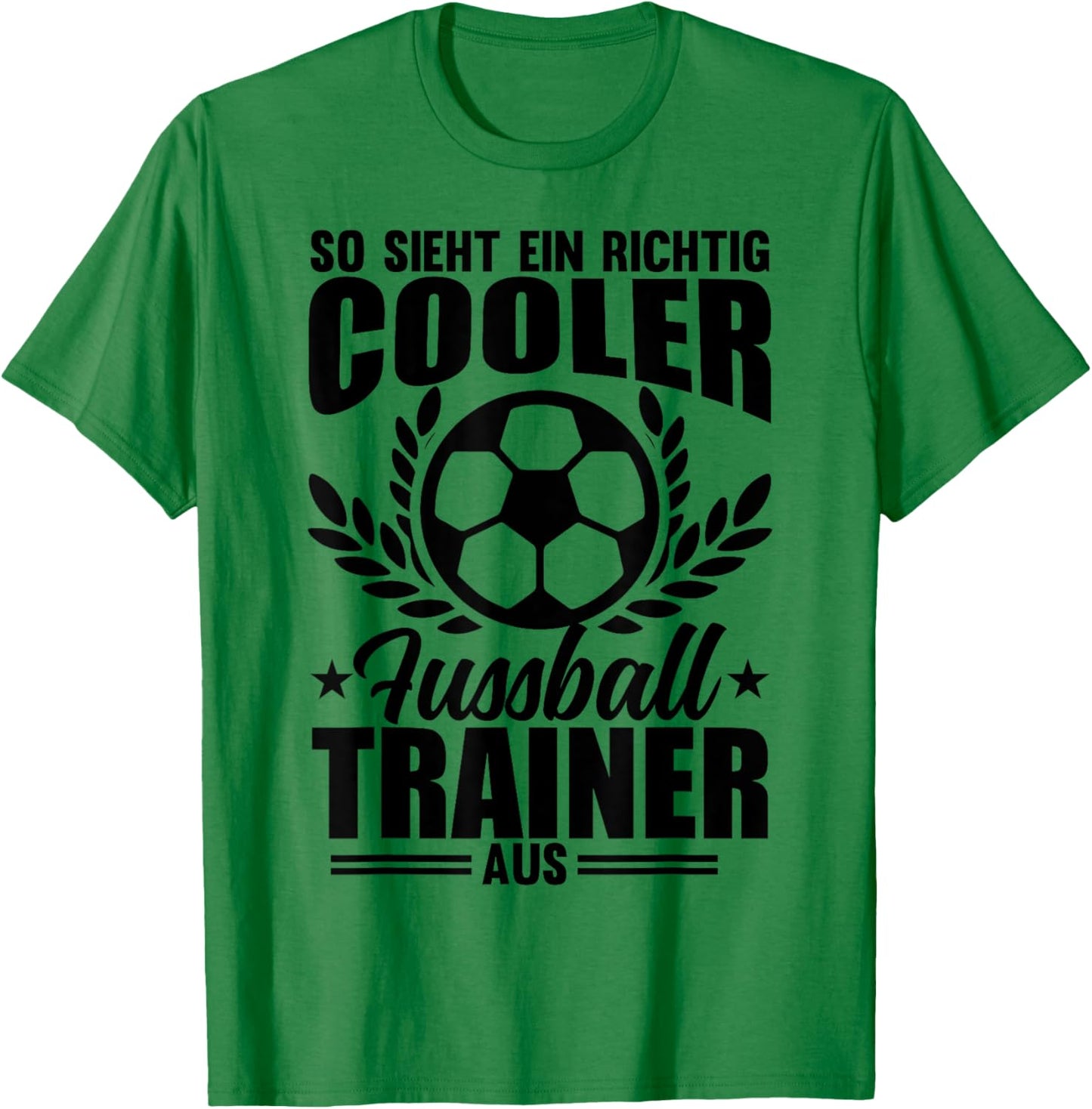 Fussballtrainer Spruch Geschenk Bester Fußball-Trainer Gesch T-Shirt - T-Shirt | Irish Green